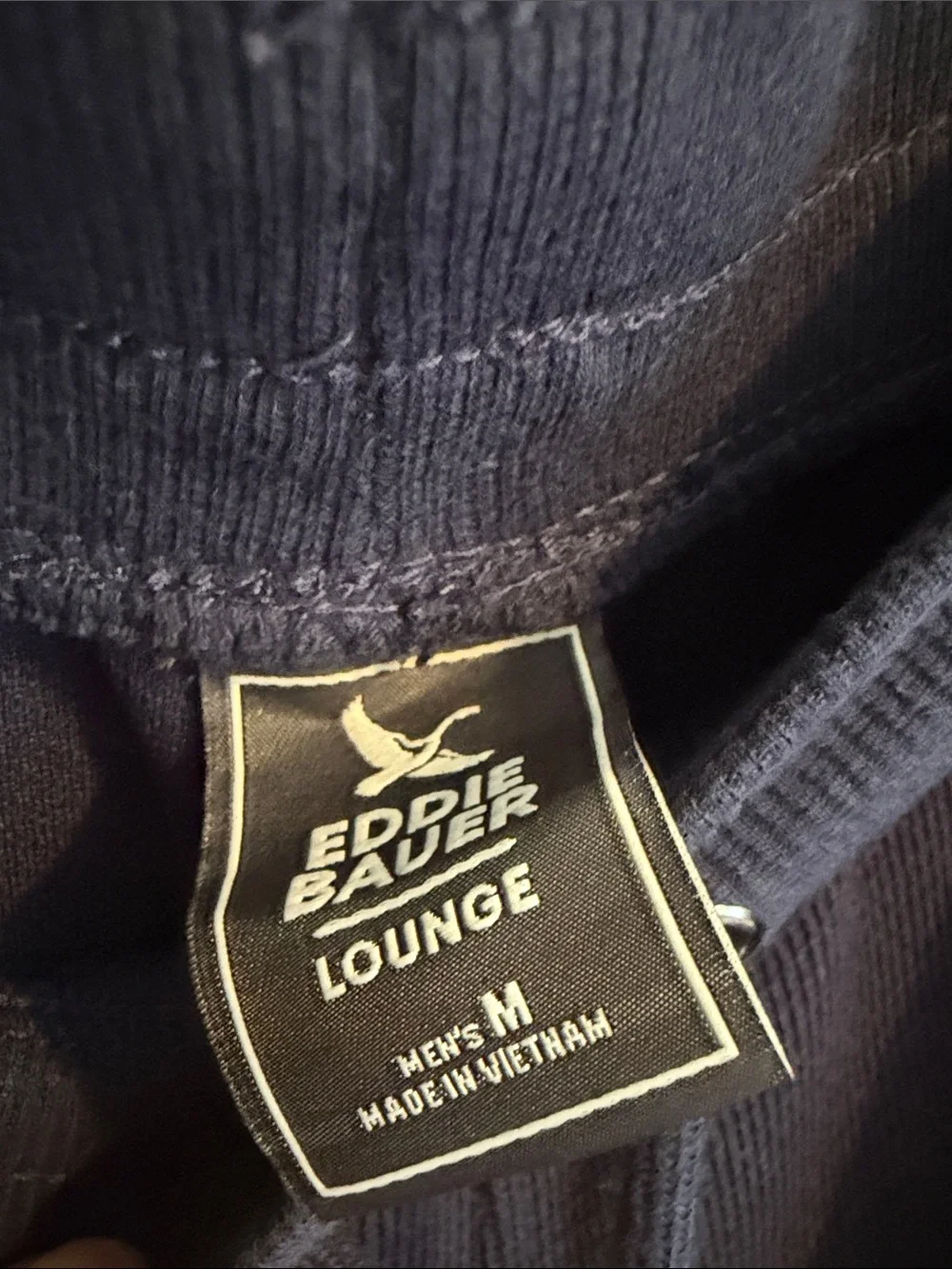 Eddie Bauer Navy Knit Drawstring Joggers
